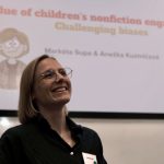 Markéta Supa at a conference in Bristol, UK.