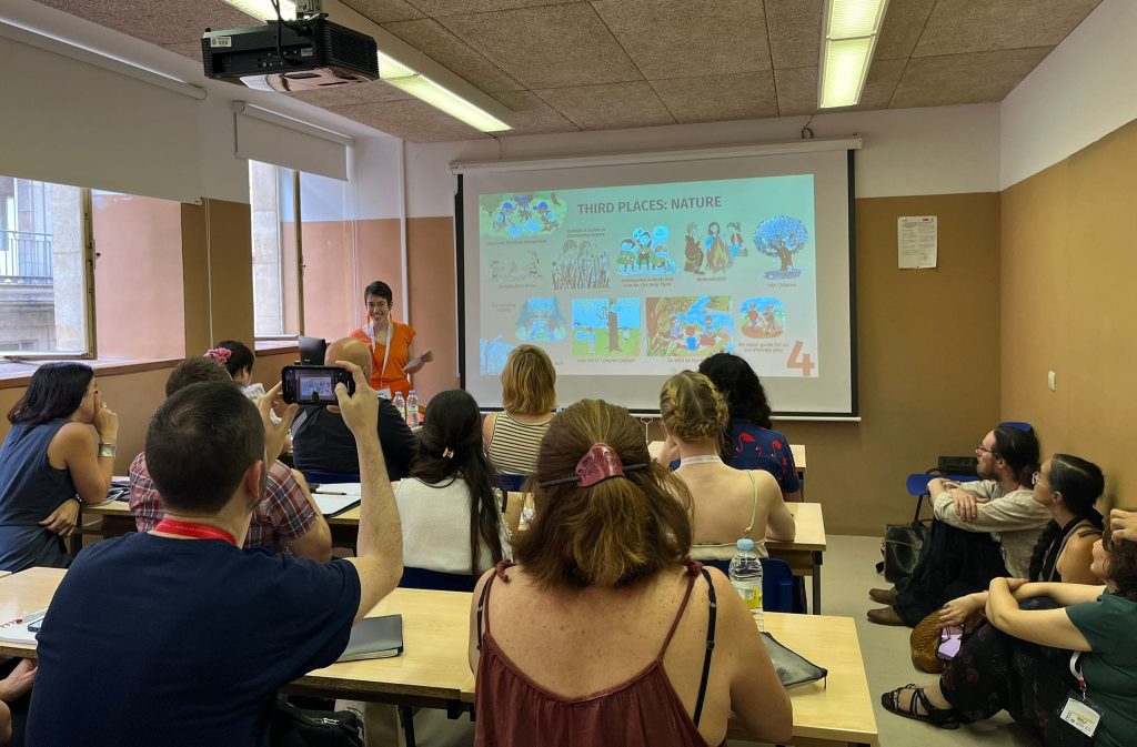Sarah Caré at IRSCL 2025 conference in Salamanca