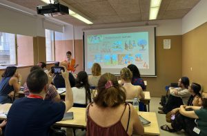 Sarah Caré at IRSCL 2025 conference in Salamanca