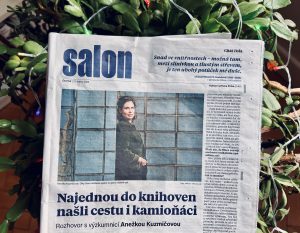 Anežka Kuzmičová v rozhovoru pro Salon deníku Právo