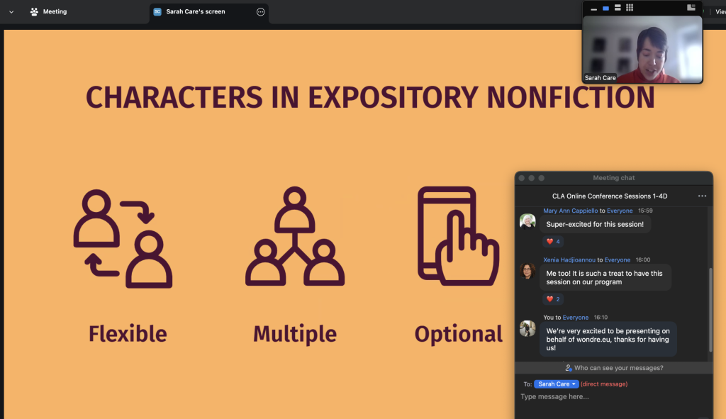 CLA Conference WONDRE